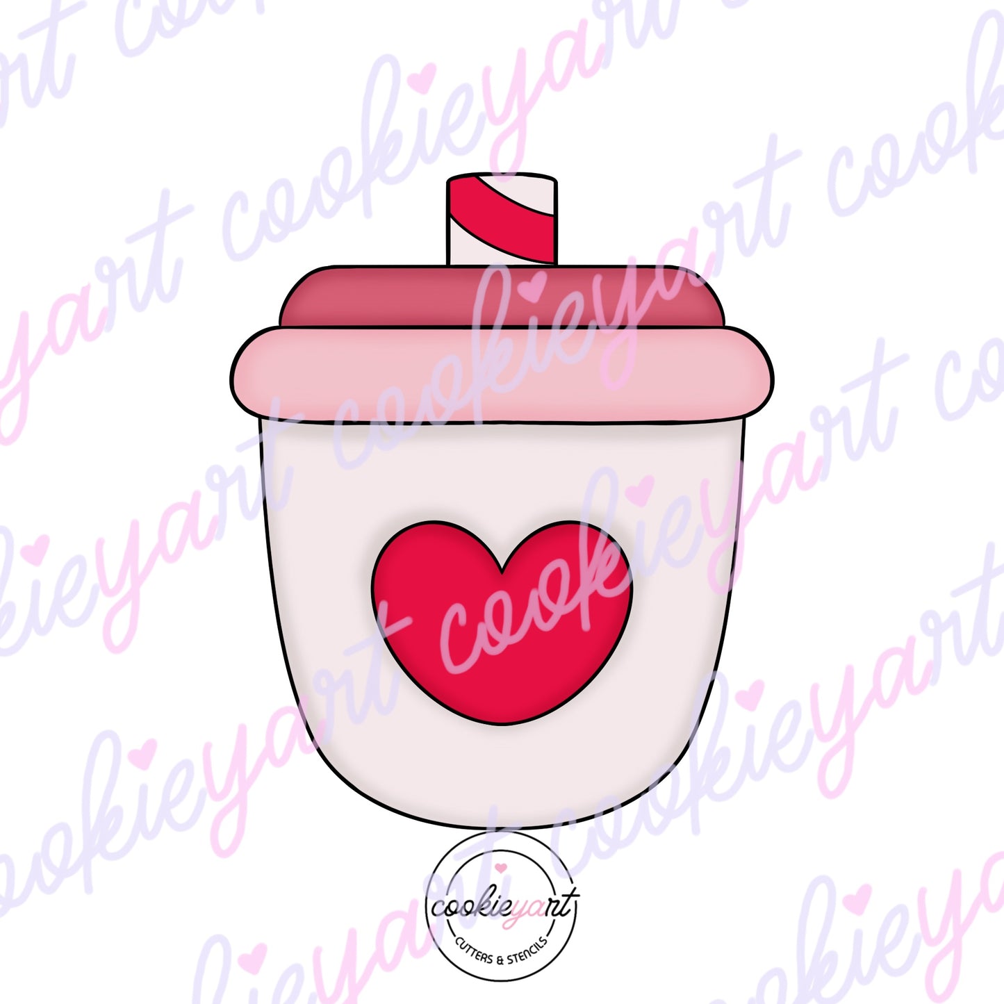 Plastic coffee cup Cookie cutter