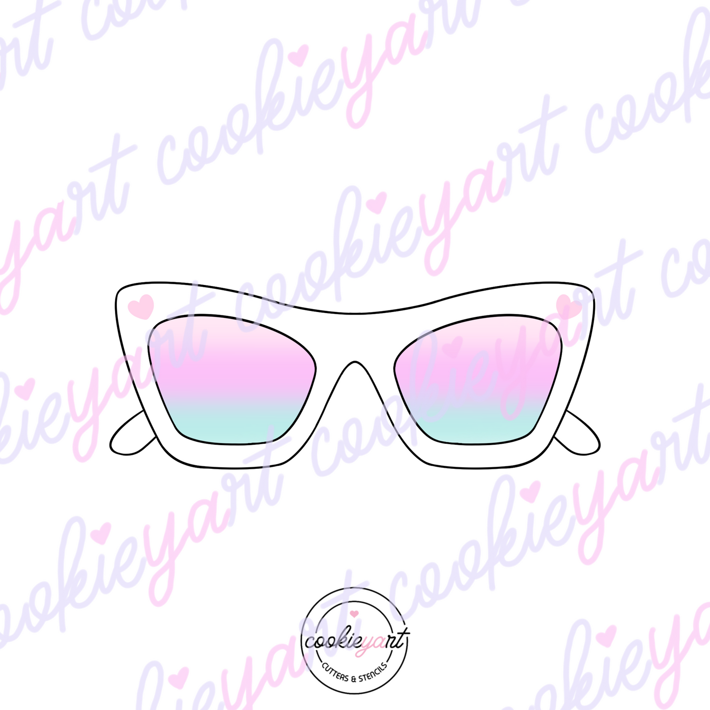 Fashion Glasses Cookie Cutter