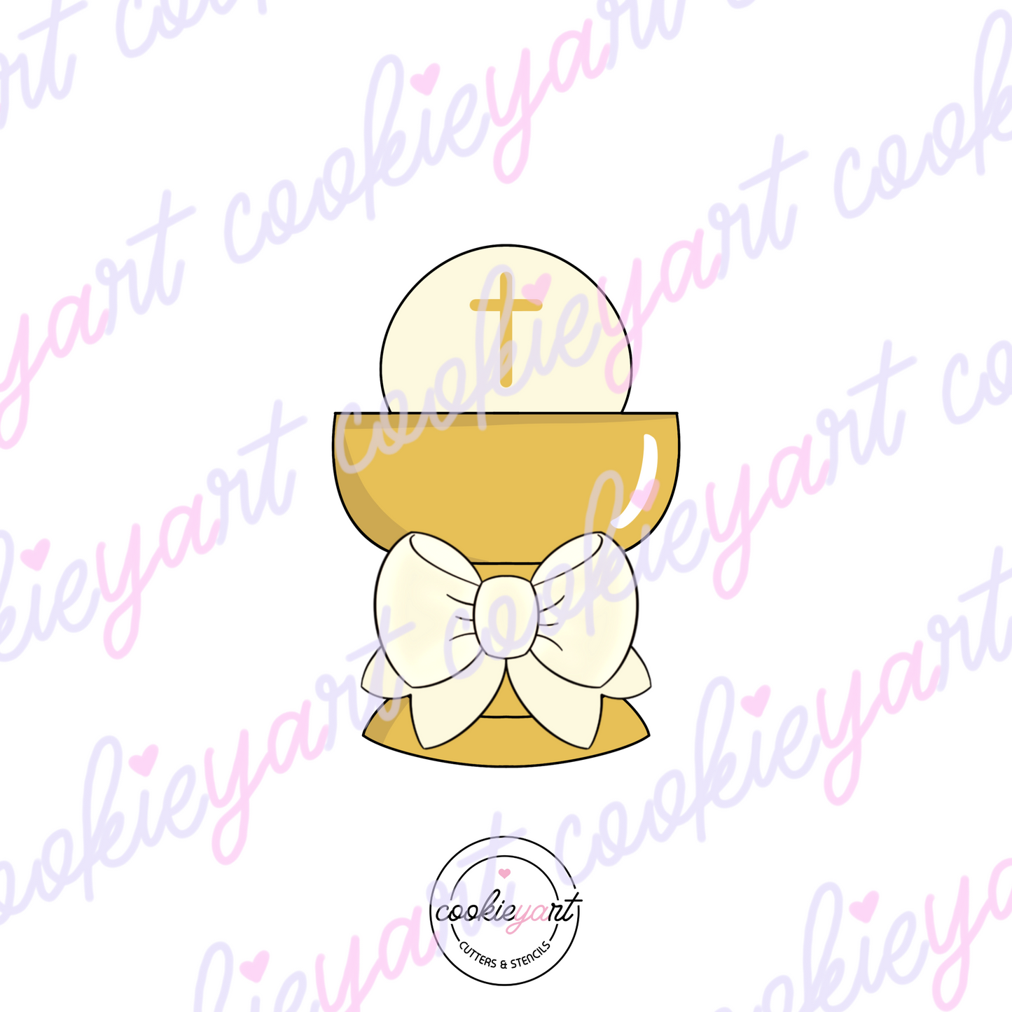 Chalice with bow Cookie Cutter