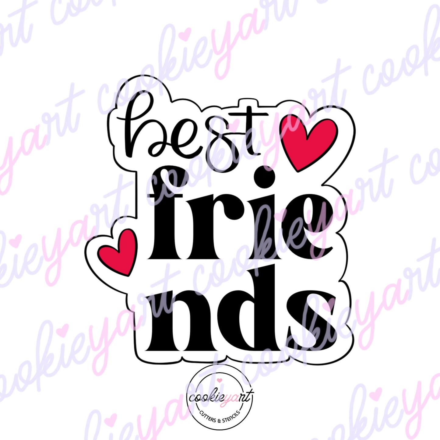 Best friends Cookie cutter