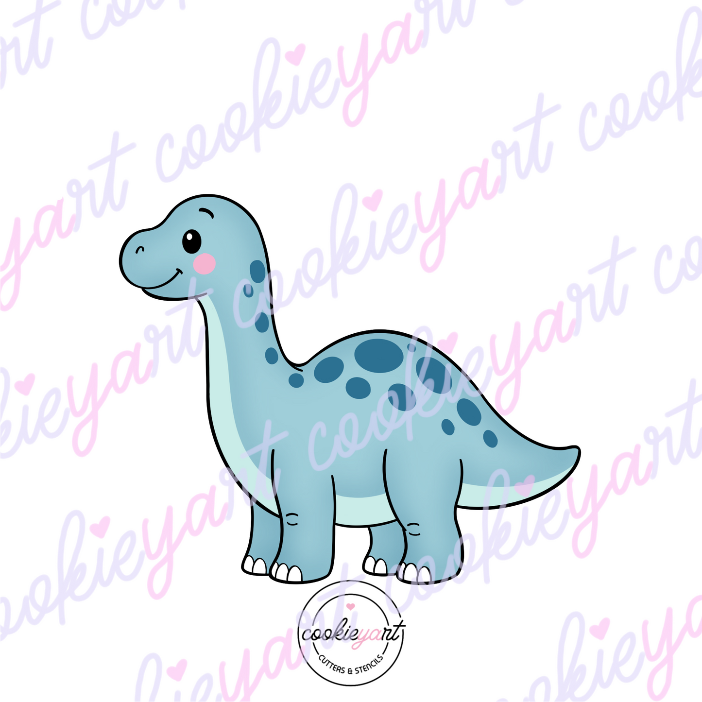 Dino 03 Cookie Cutter