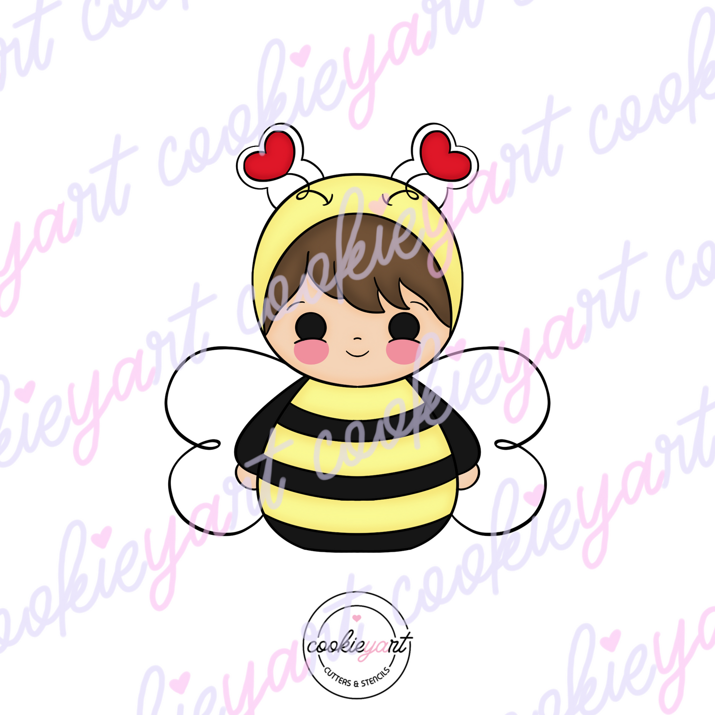 Bee boy Cookie cutter