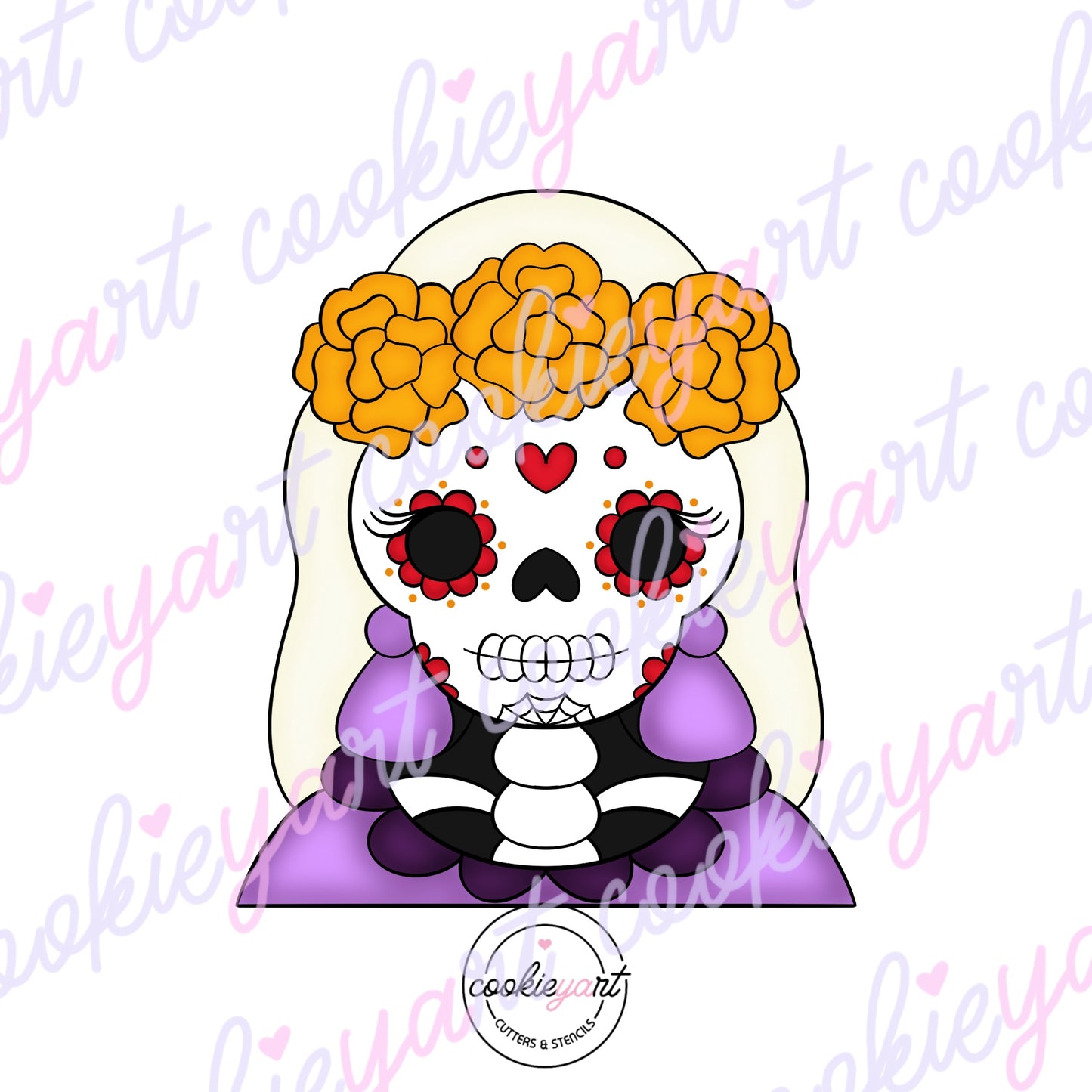 Catrina Bride Cookie Cutter