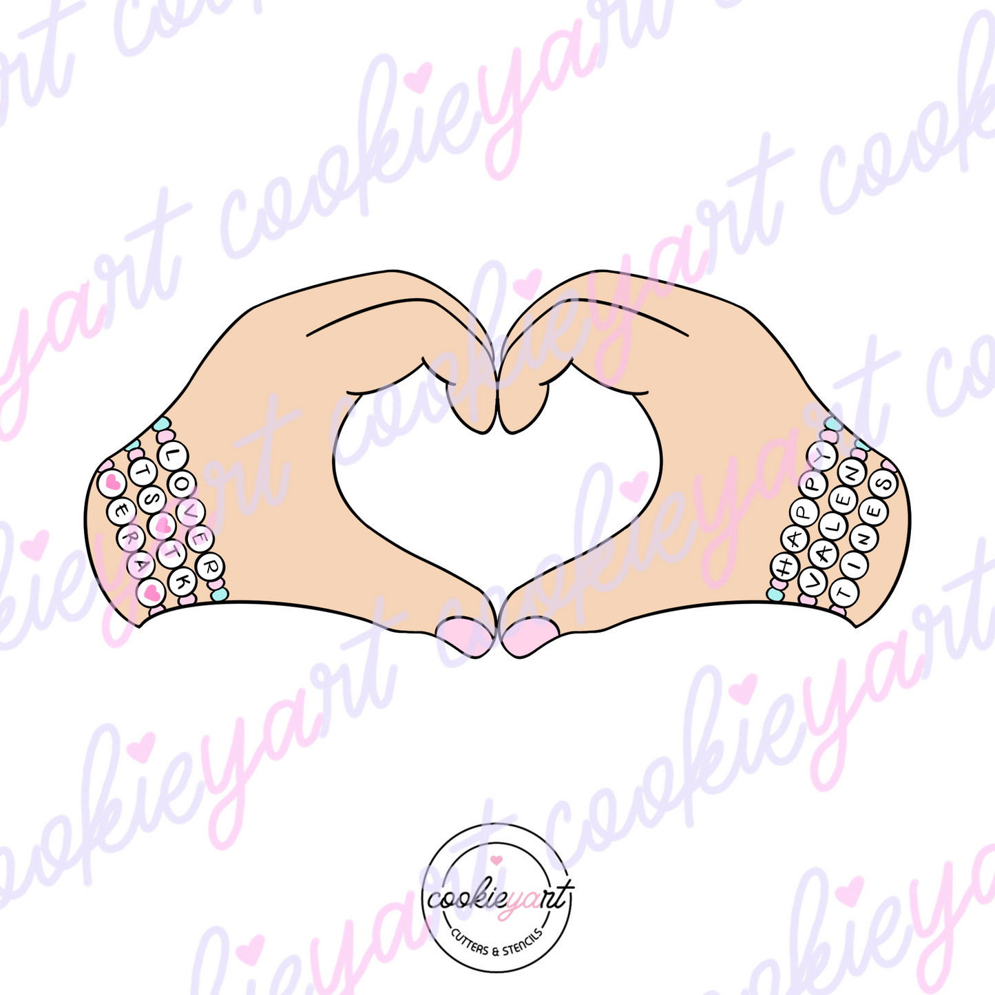 Hands Of Heart Cookie Cutter