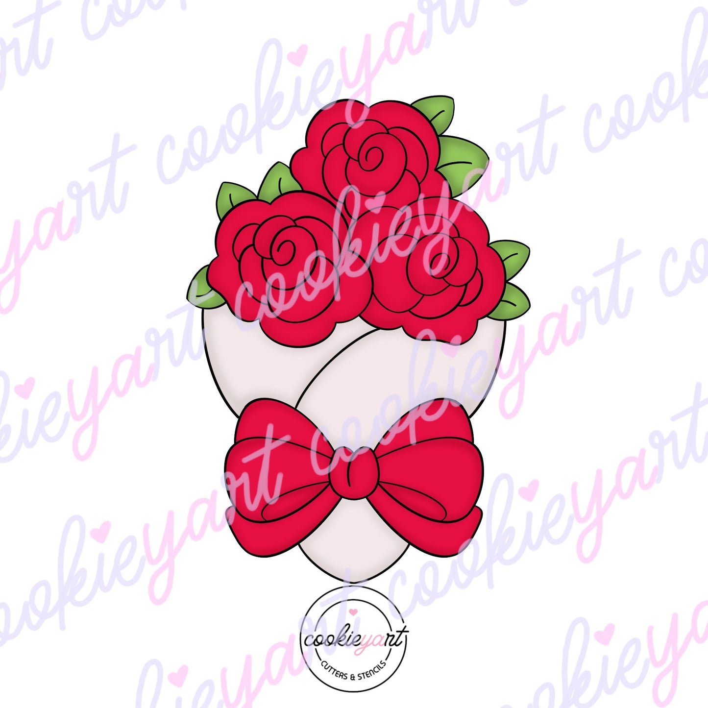 Bouquet of flowers Cookie cutter