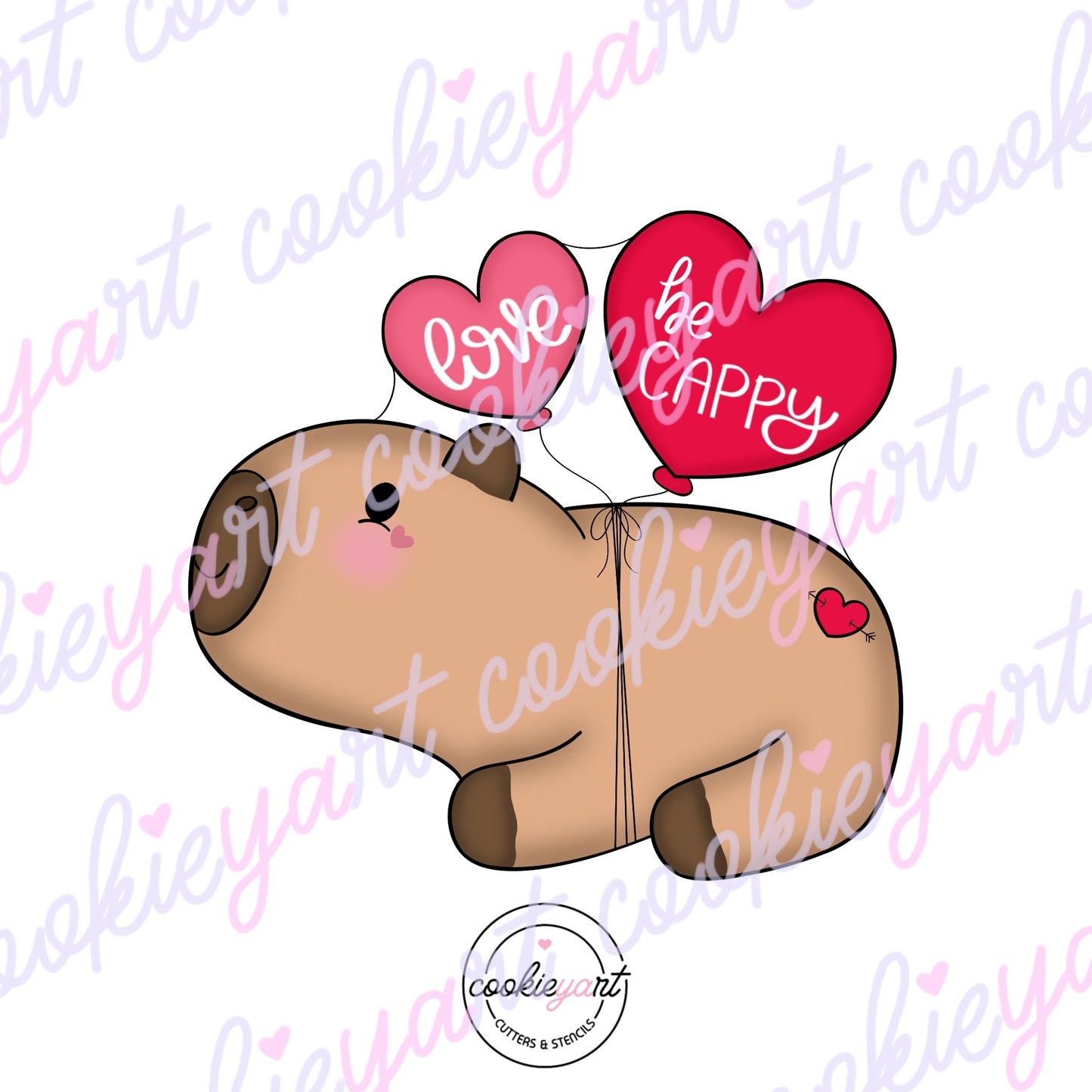 Capy balloon Cookie cutter