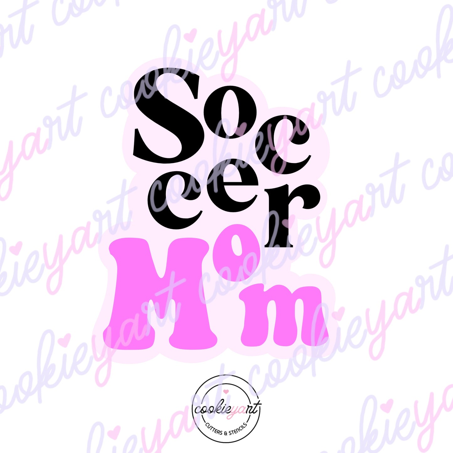 Soccer Mom Plaque Cookie Cutter