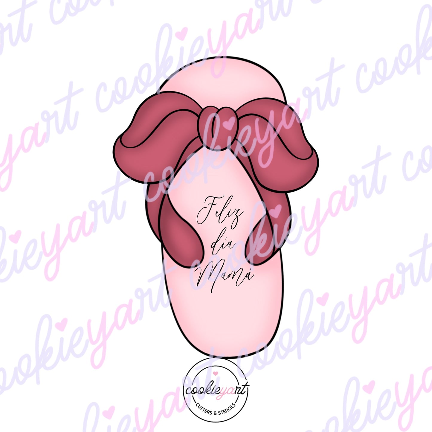 Sandal Bow Cookie Cutter