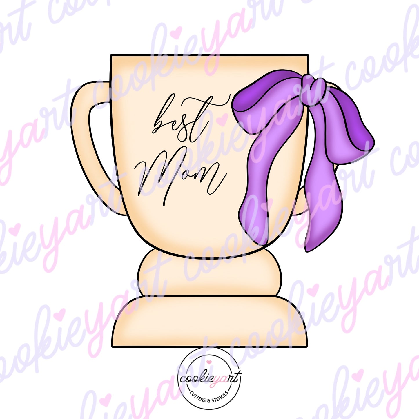 Trophy Coquette Cookie Cutter