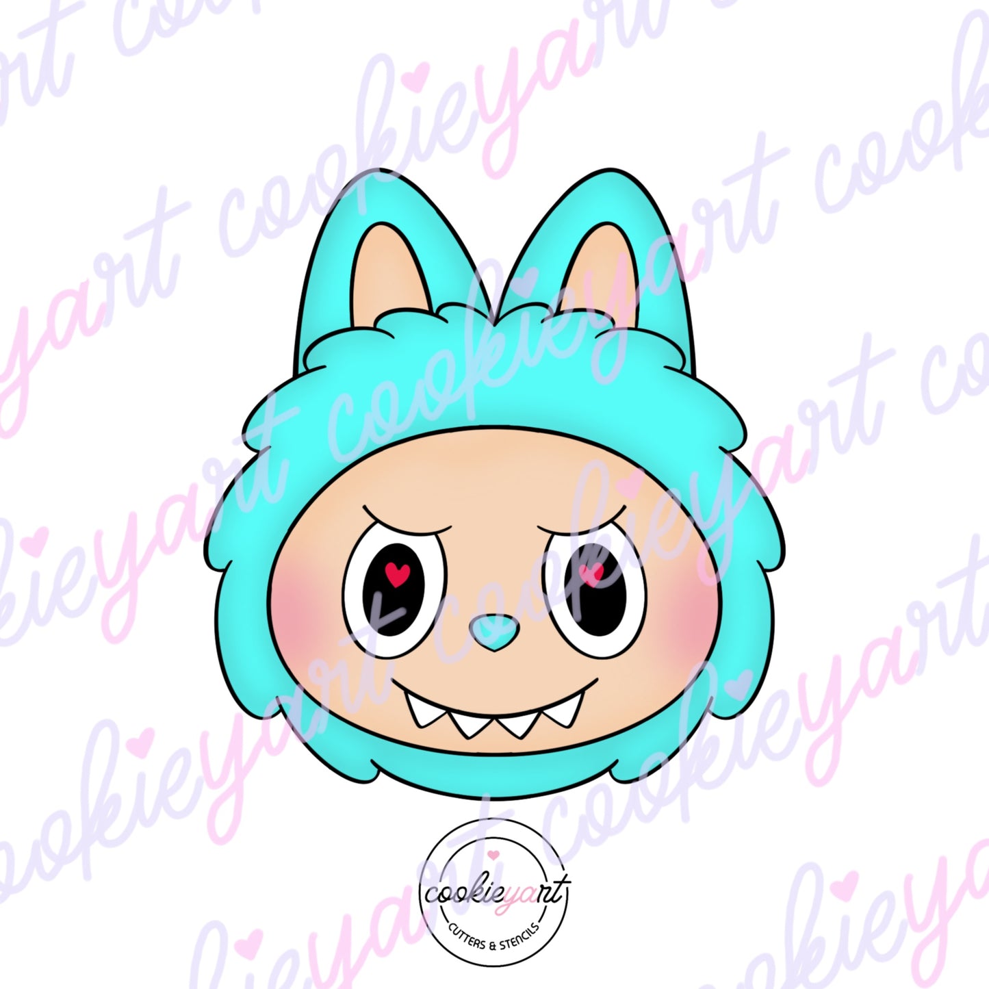 LaBB face Cookie cutter
