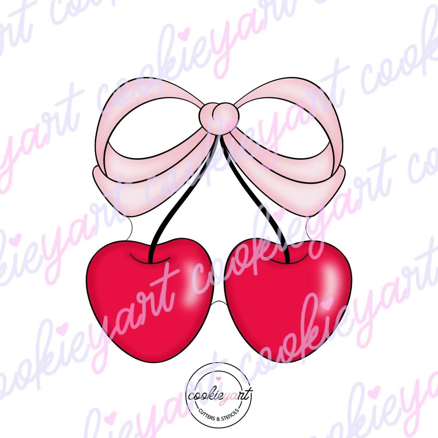 Cherry Coquette Cookie cutter