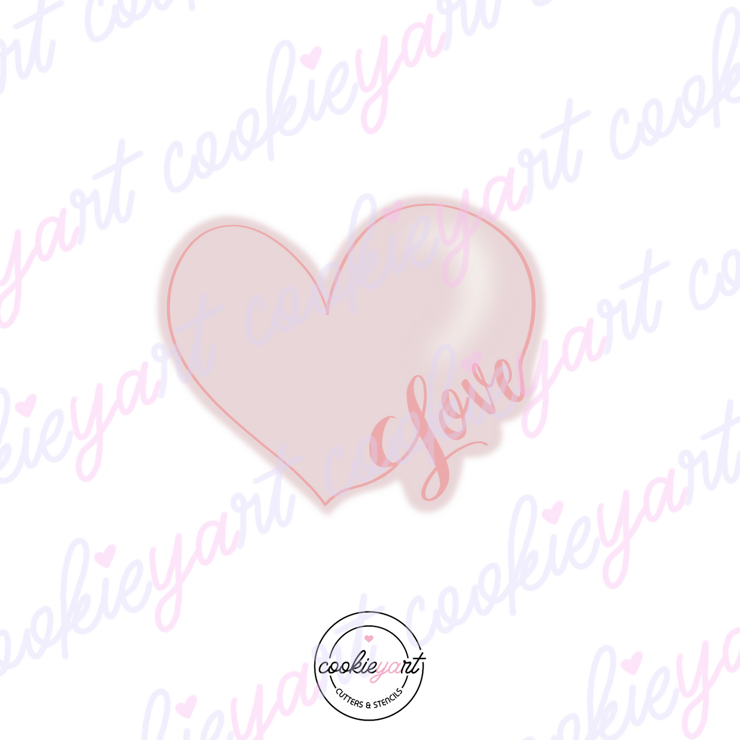 Heart Love Cookie cutter