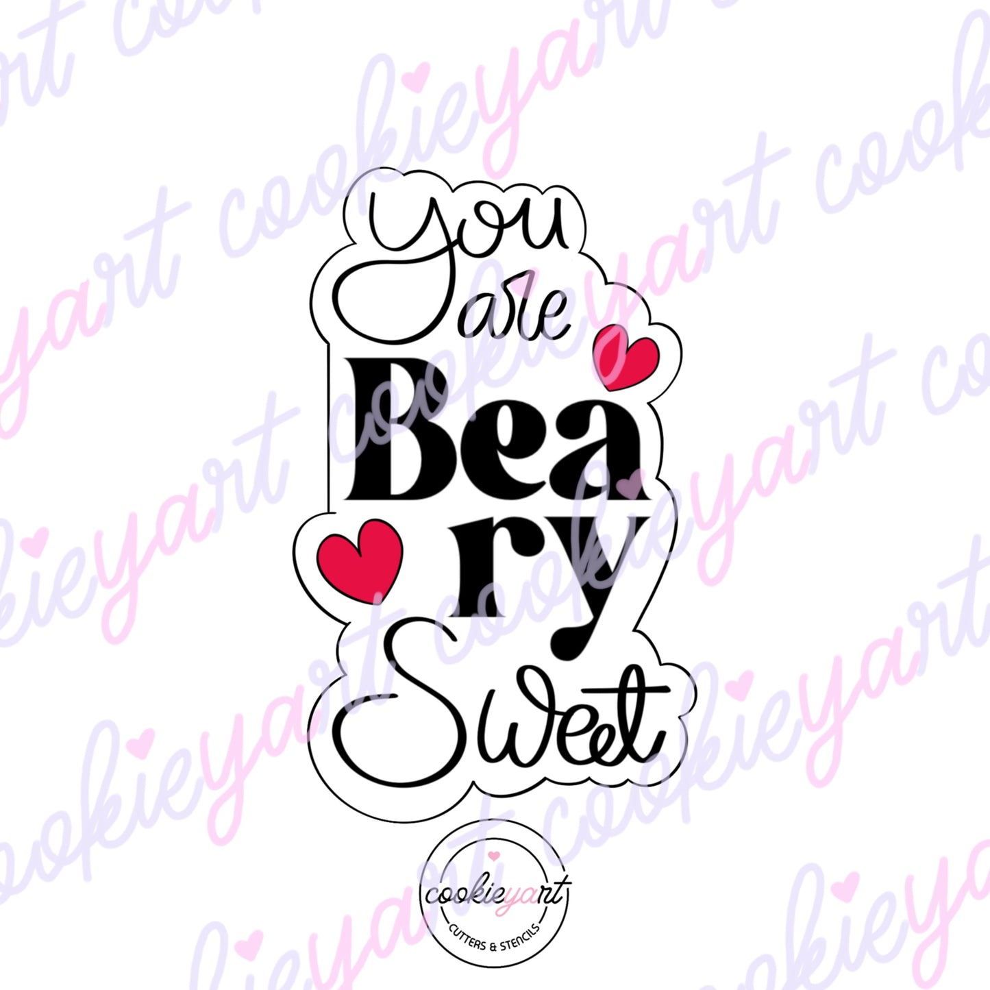 You are beary sweet Cookie cutter