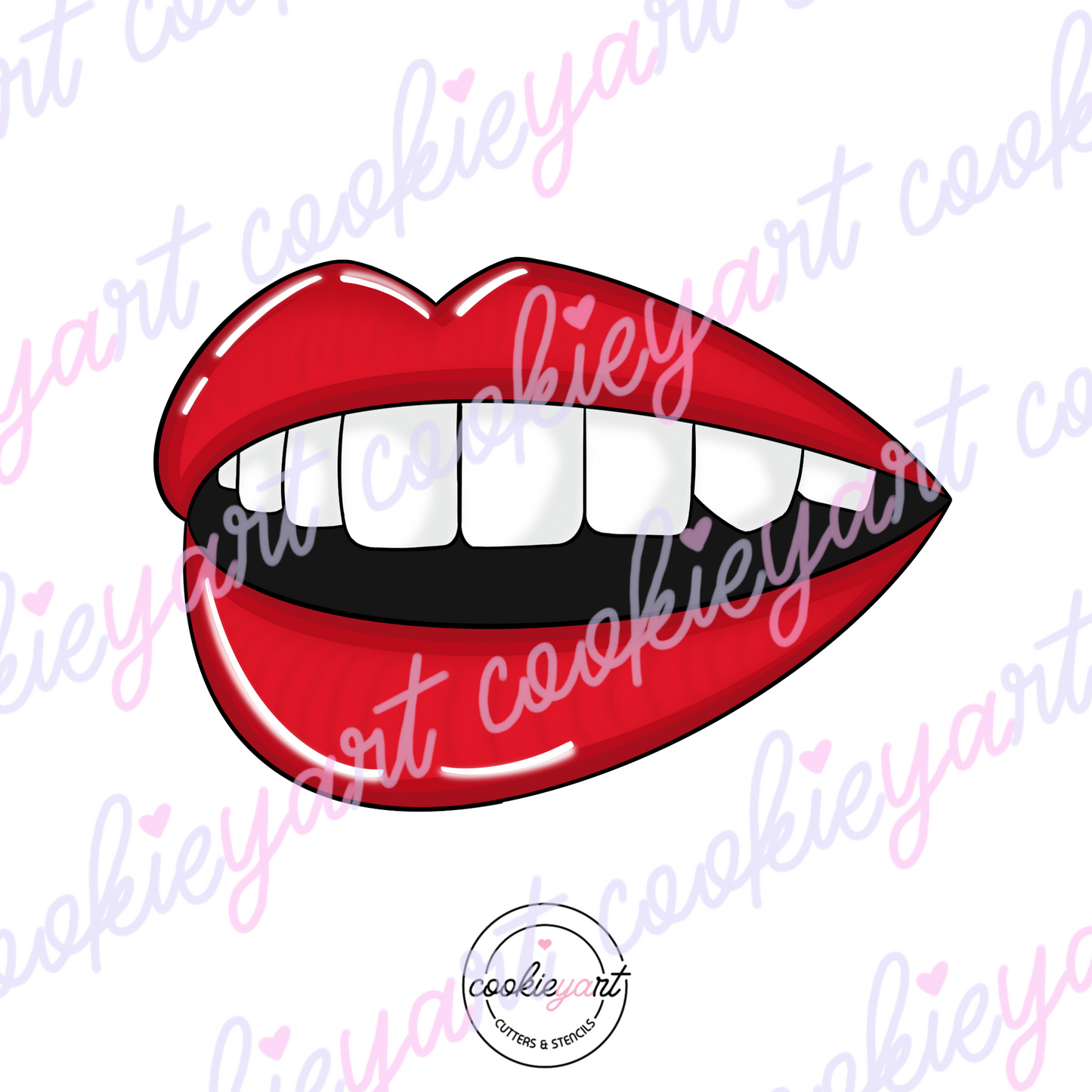 Smiling Lips TS Cookie Cutter
