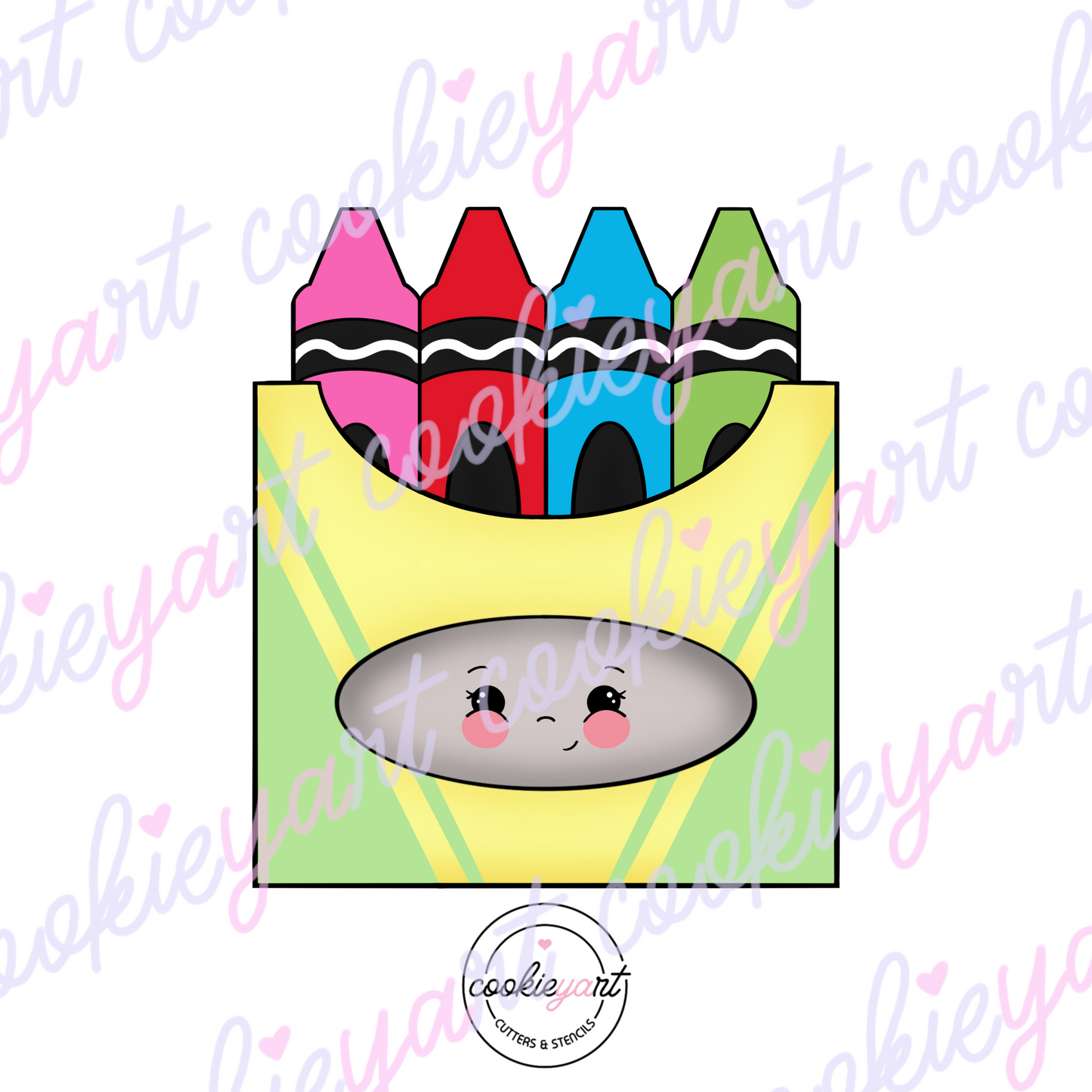 Funny Crayons Cookie Cutter