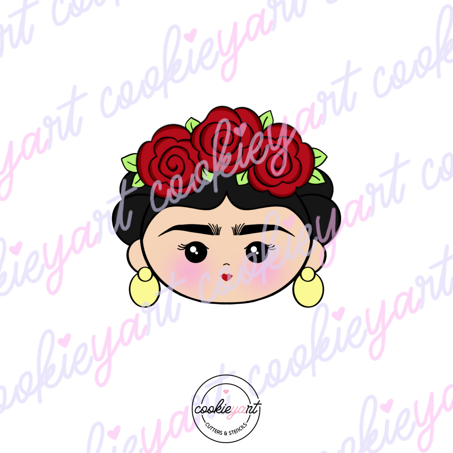 Frida Face Cookie Cutter