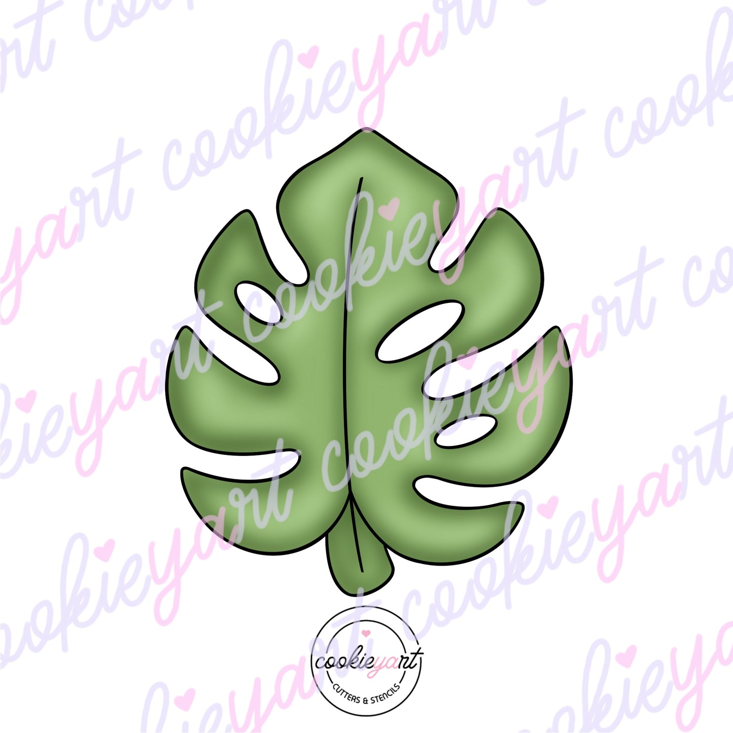Tropical Leaf Cookie Cutter