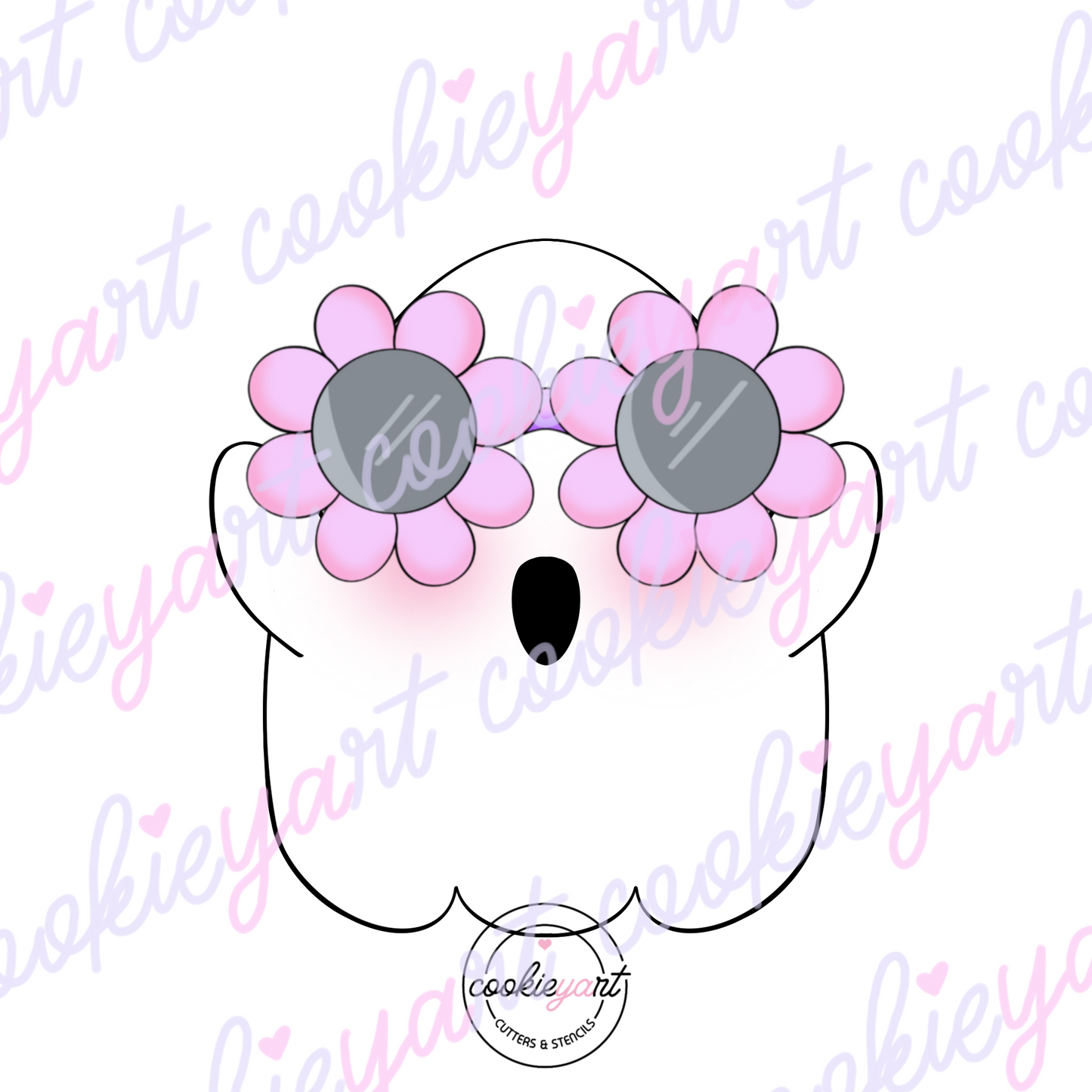 Groovy Ghost Cookie Cutter