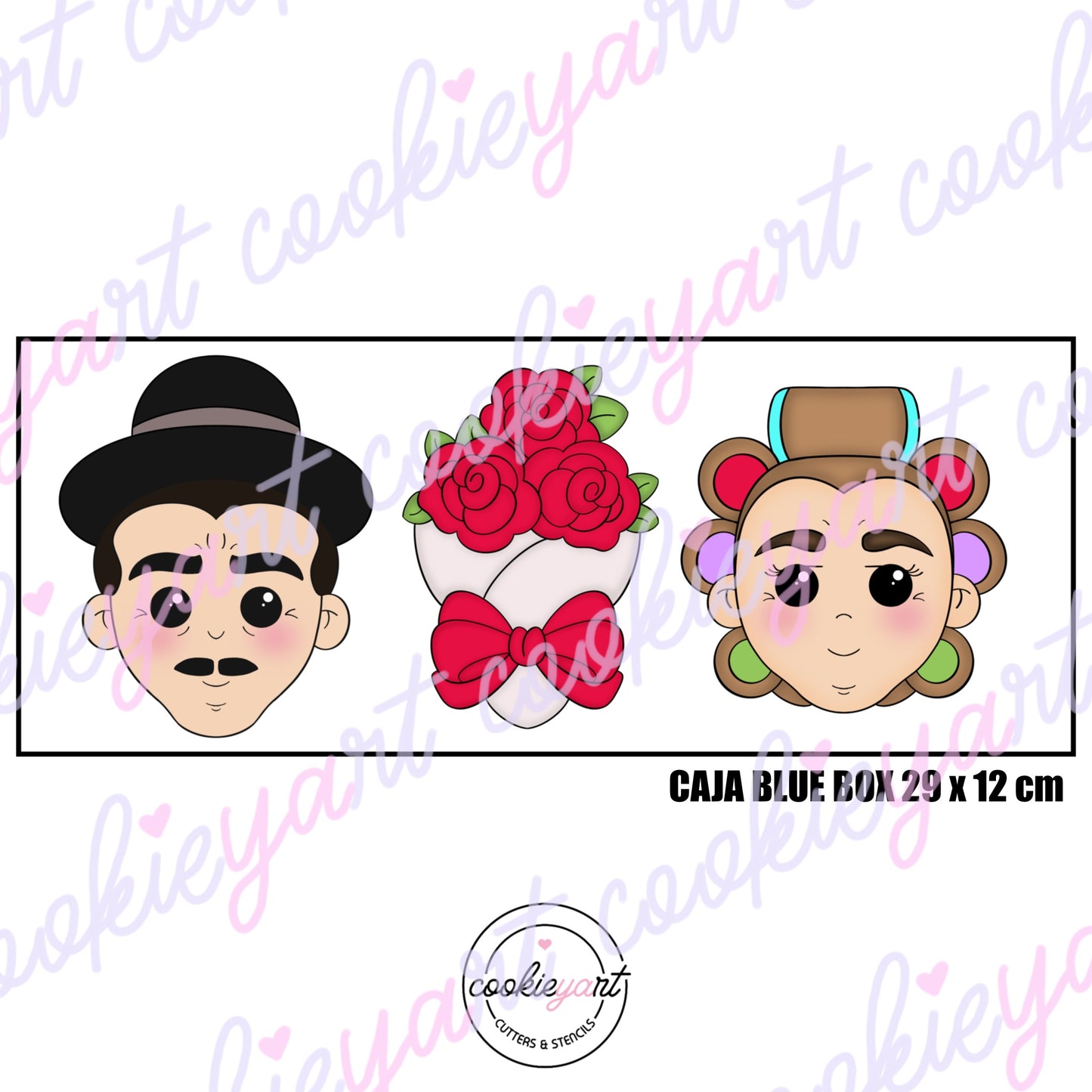 Chavos Cookie cutter set of 3