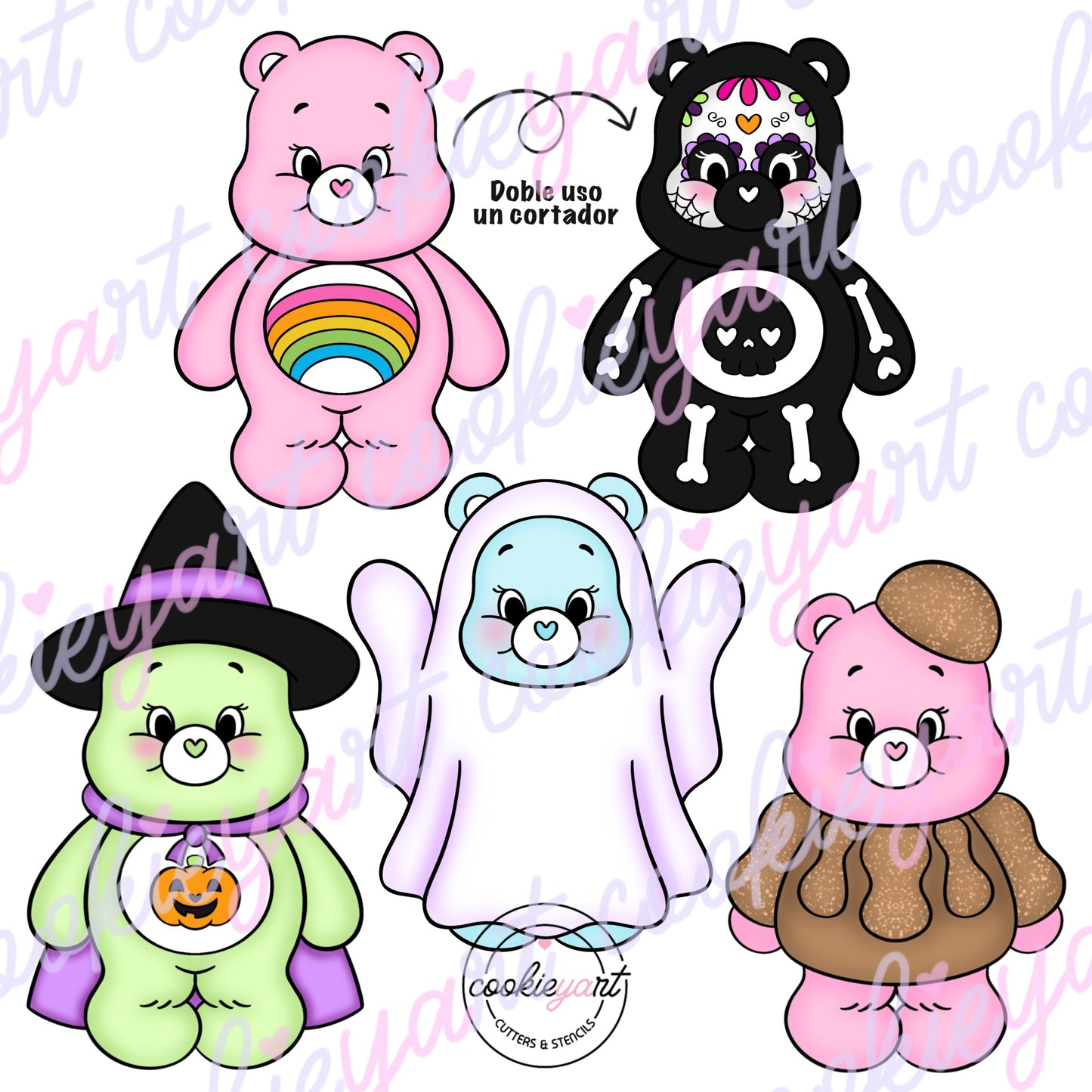 118 - Halloween - set of 4