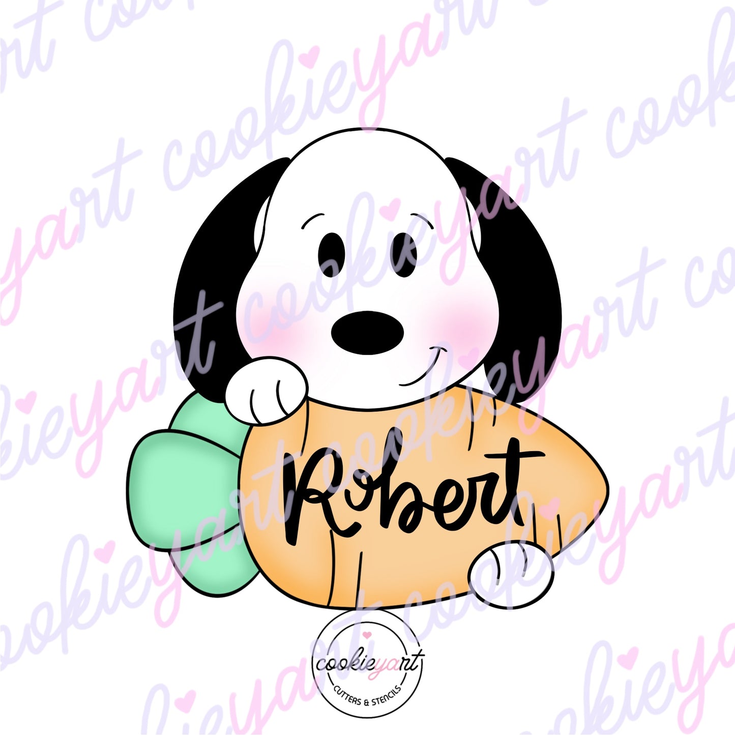 Snoop with carrot Cookie Cutter