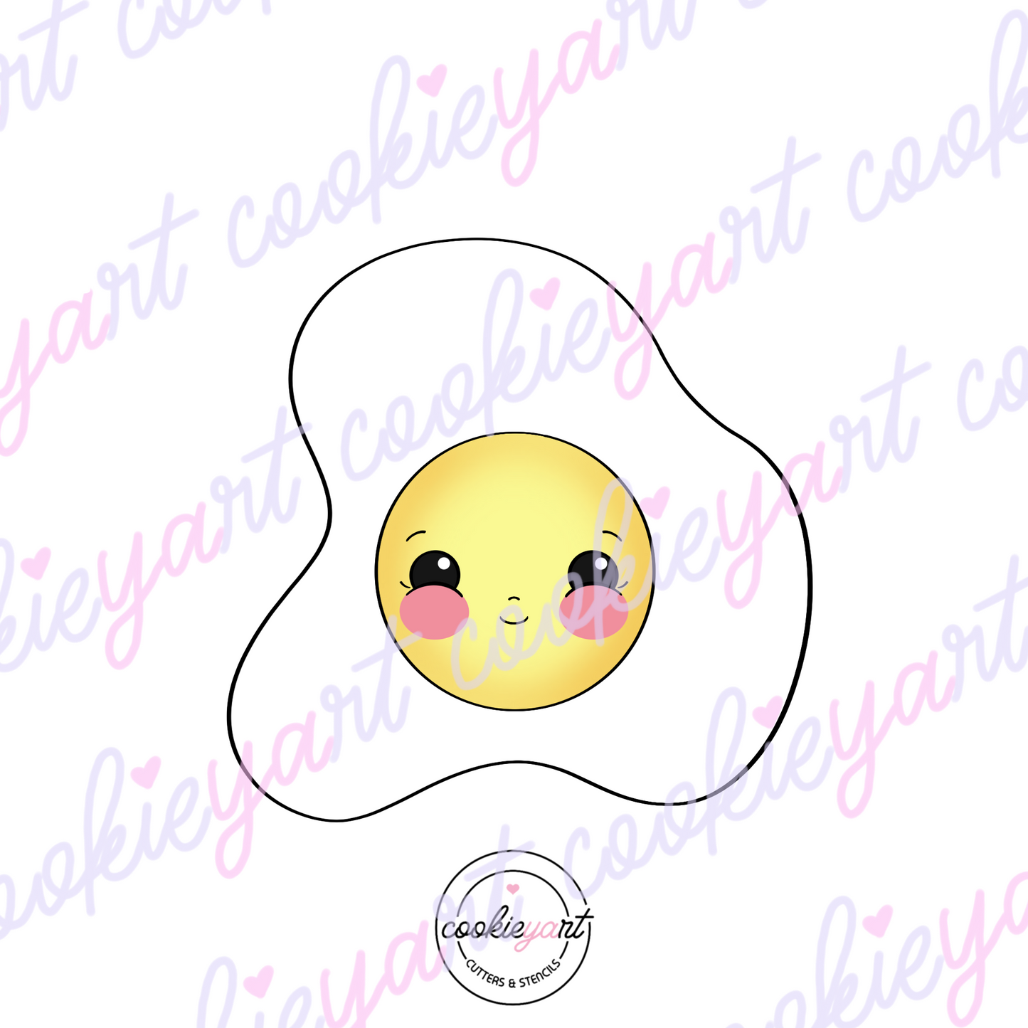 Happy Egg Cookie Cutter
