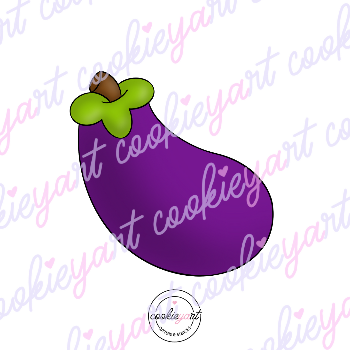 Eggplant Cokie Cutter