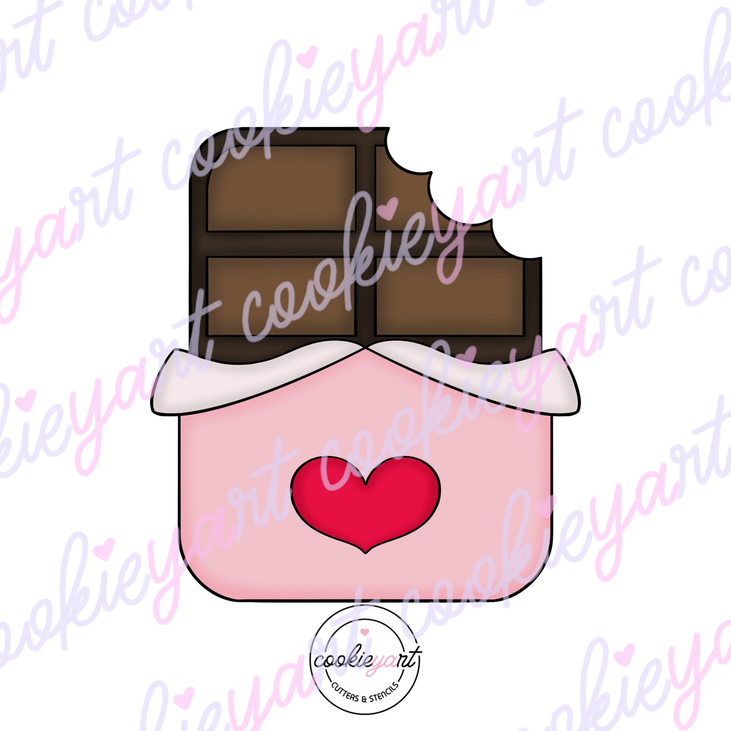 Chocolate bar Cookie cutter