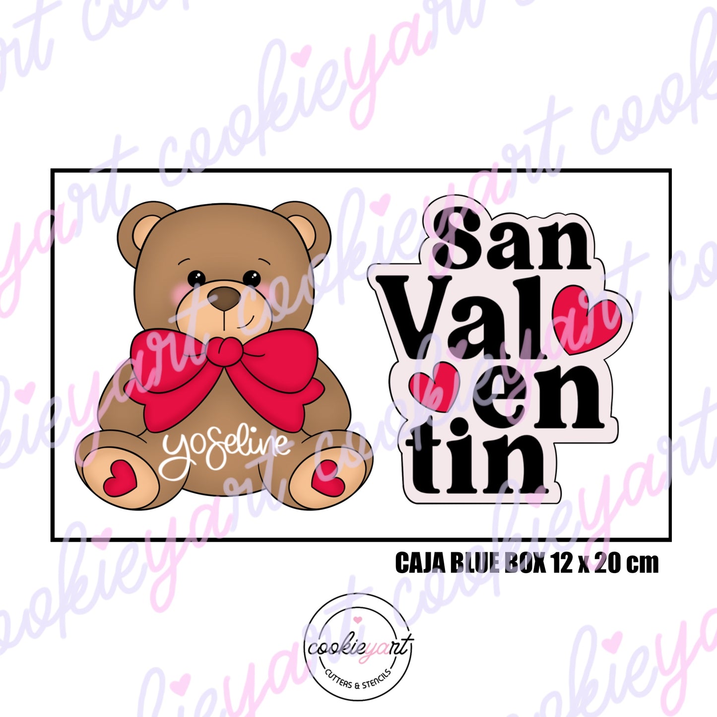 San Valentin Cookie Cutter - Set of 2