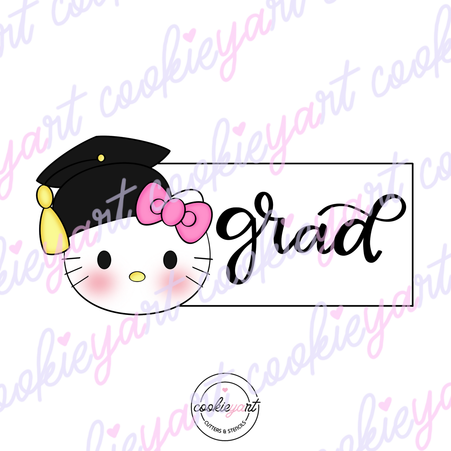 HK Grad Plaque Cookie Cutter