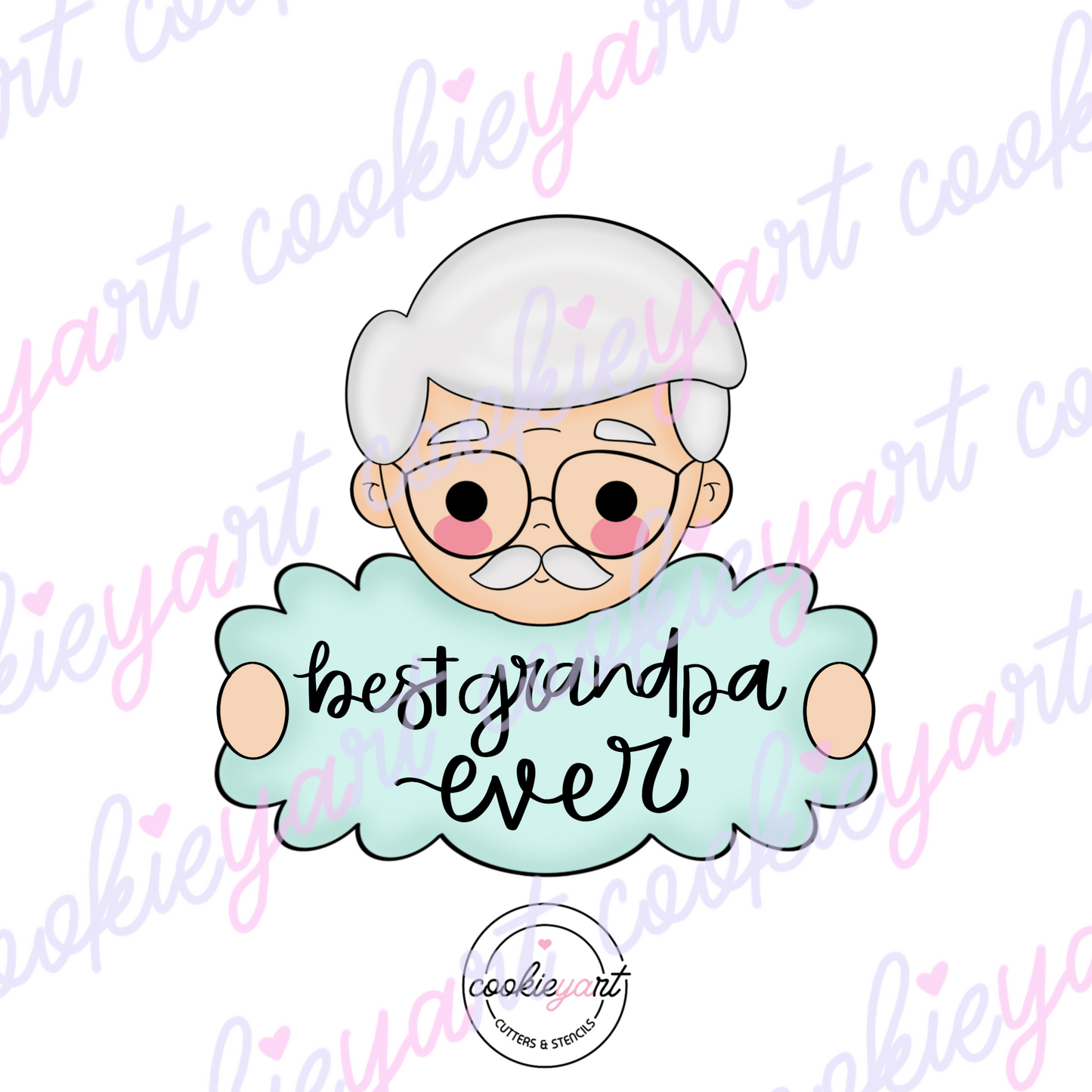 Grandpa Plaque Cookie Cutter