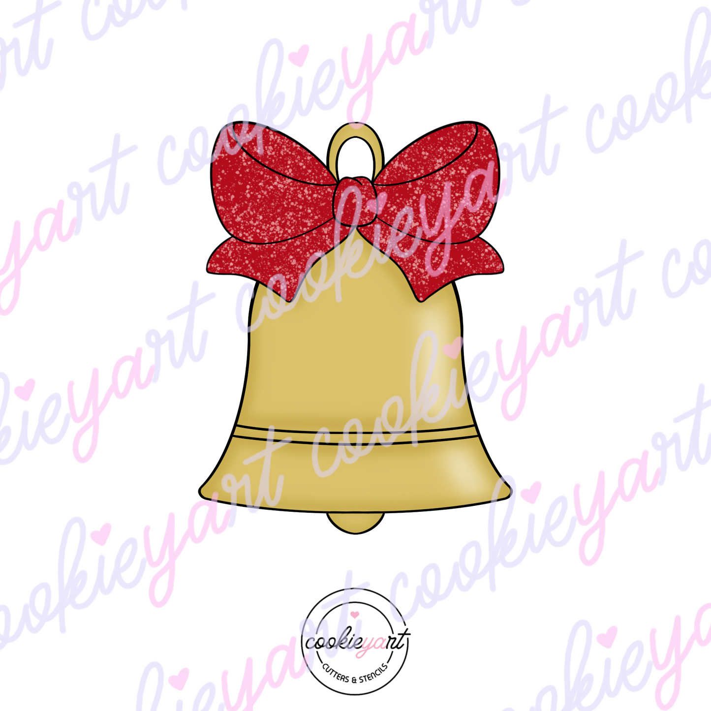 Bell with Bow Cookie Cutter