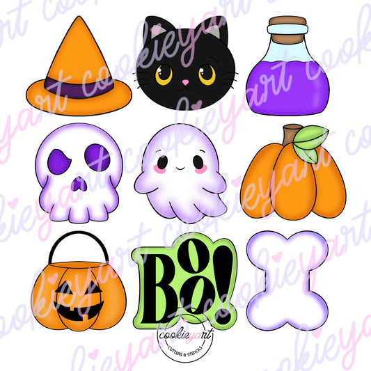68 - Halloween - set of 9