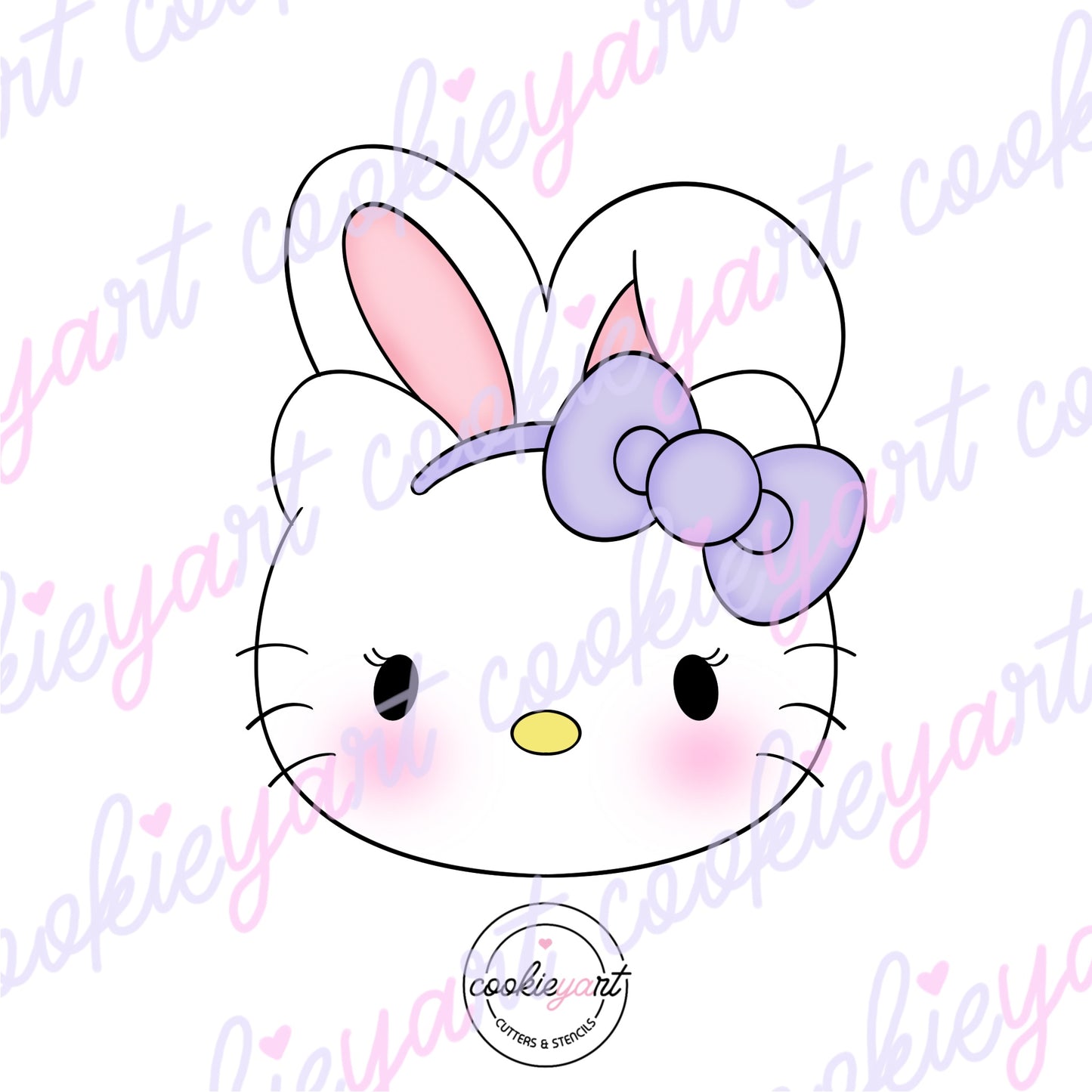 Bunny Kitty Cookie Cutter