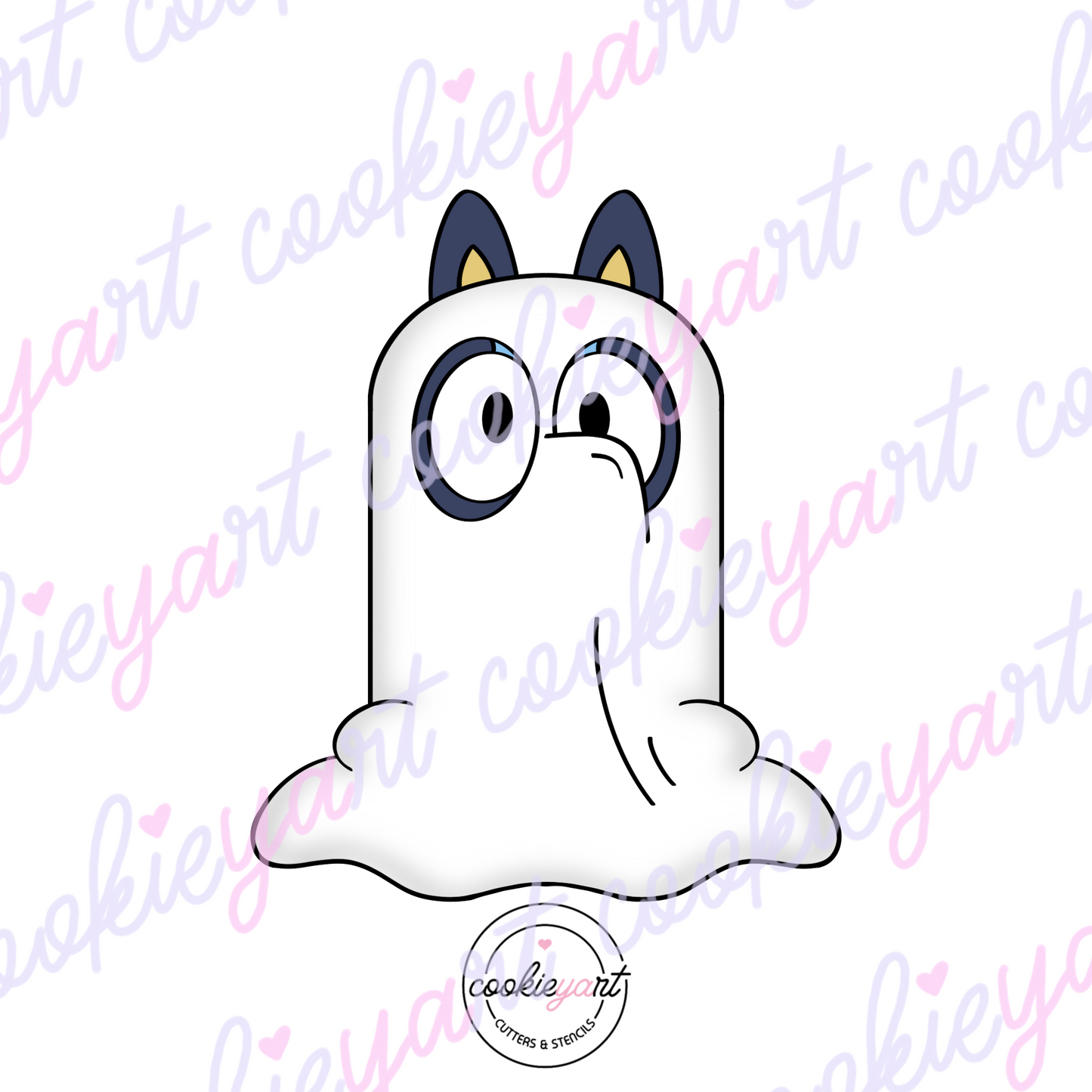 Dog Ghost Cookie Cutter