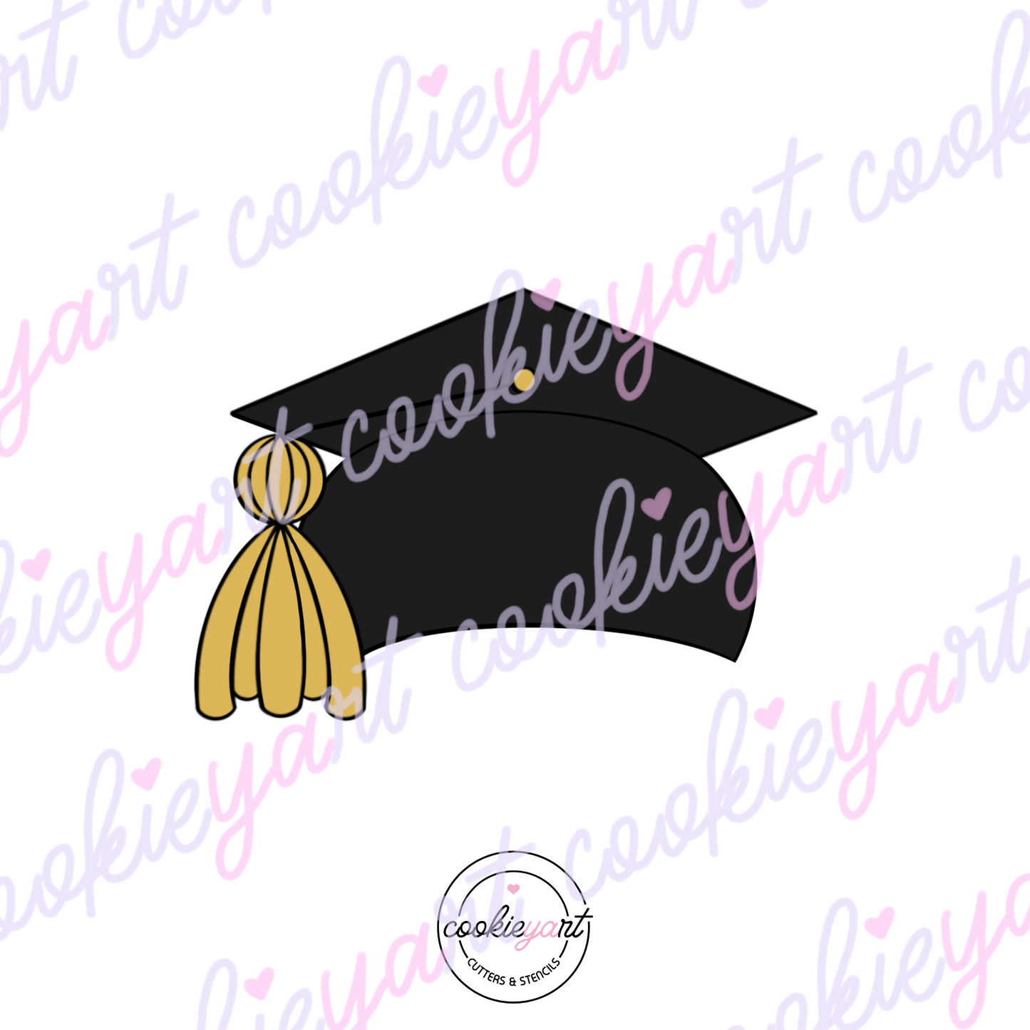 Grad Cap Cookie Cutter