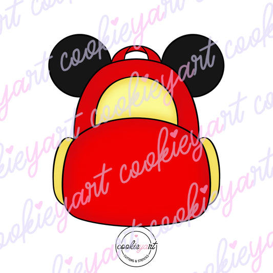 Backpack with ears Cookie Cutter