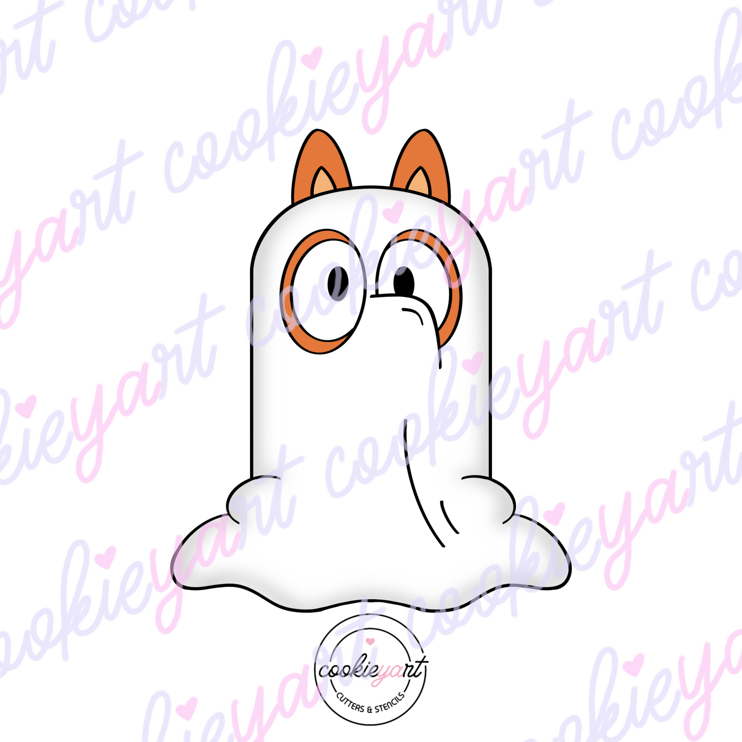 Dog Ghost Cookie Cutter