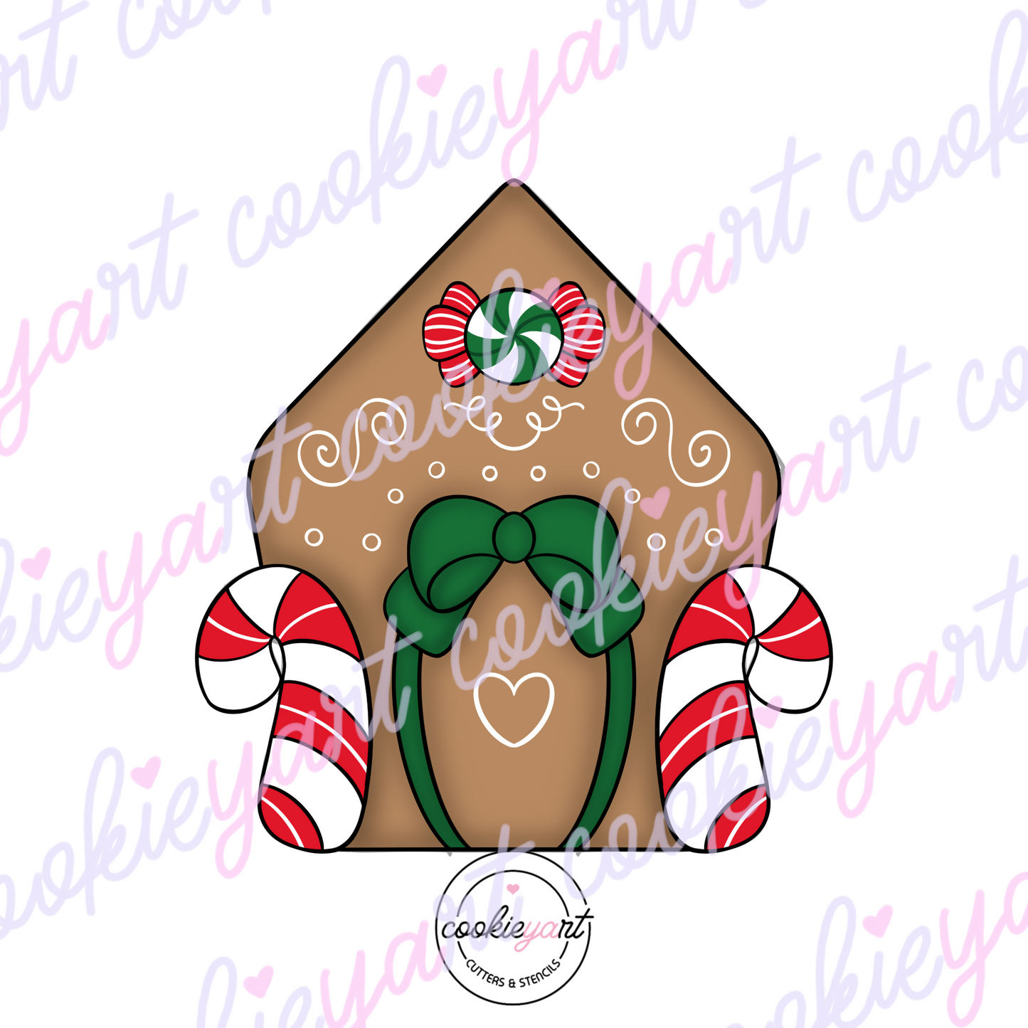 Gingerbread House 2024 Cookie Cutter