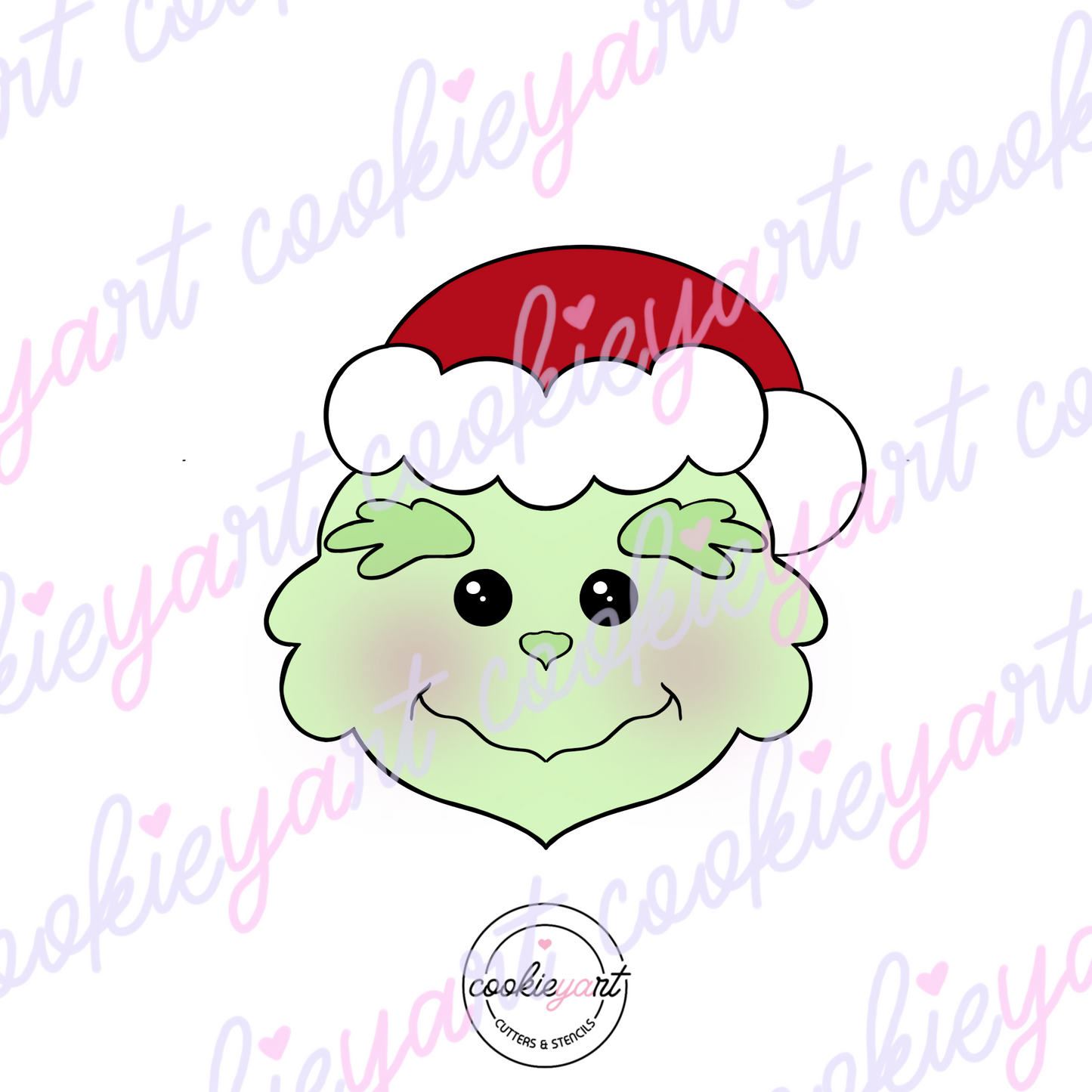 Grinch Face Cookie Cutter