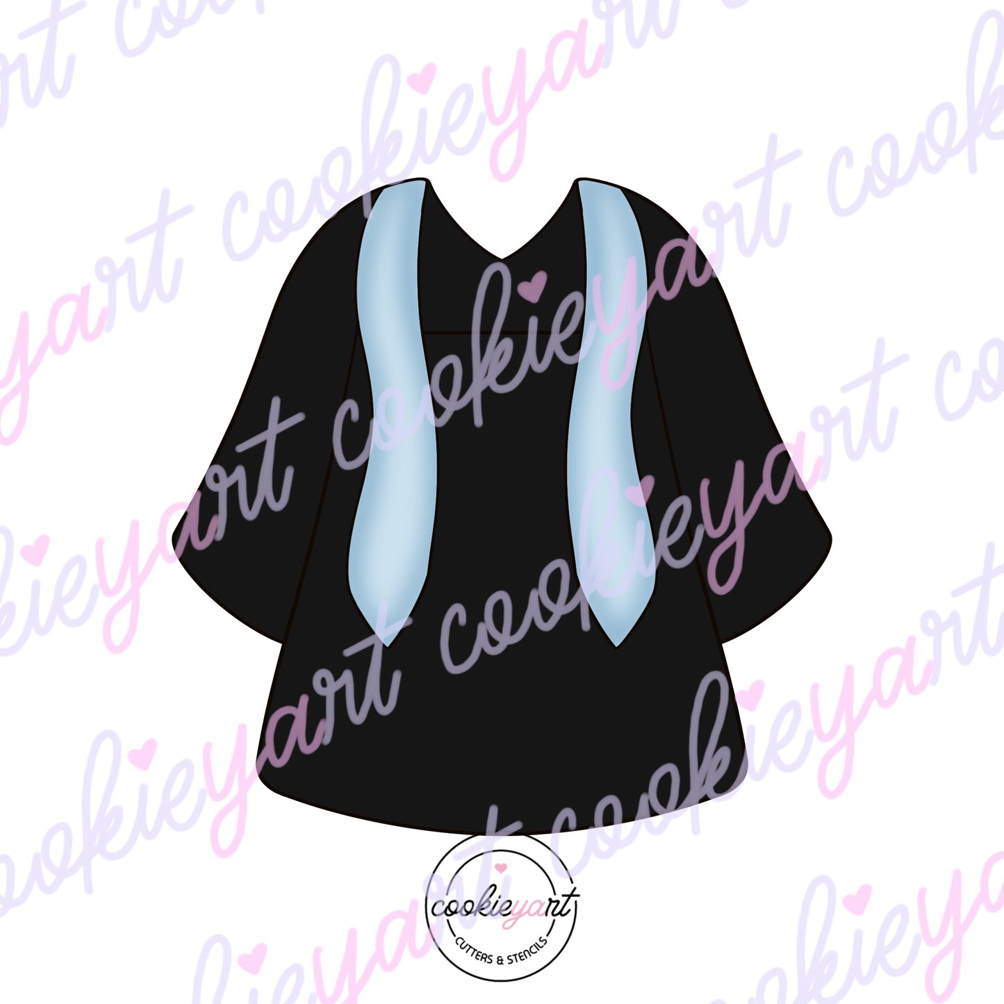 Grad Gown 2025 Cookie Cutter