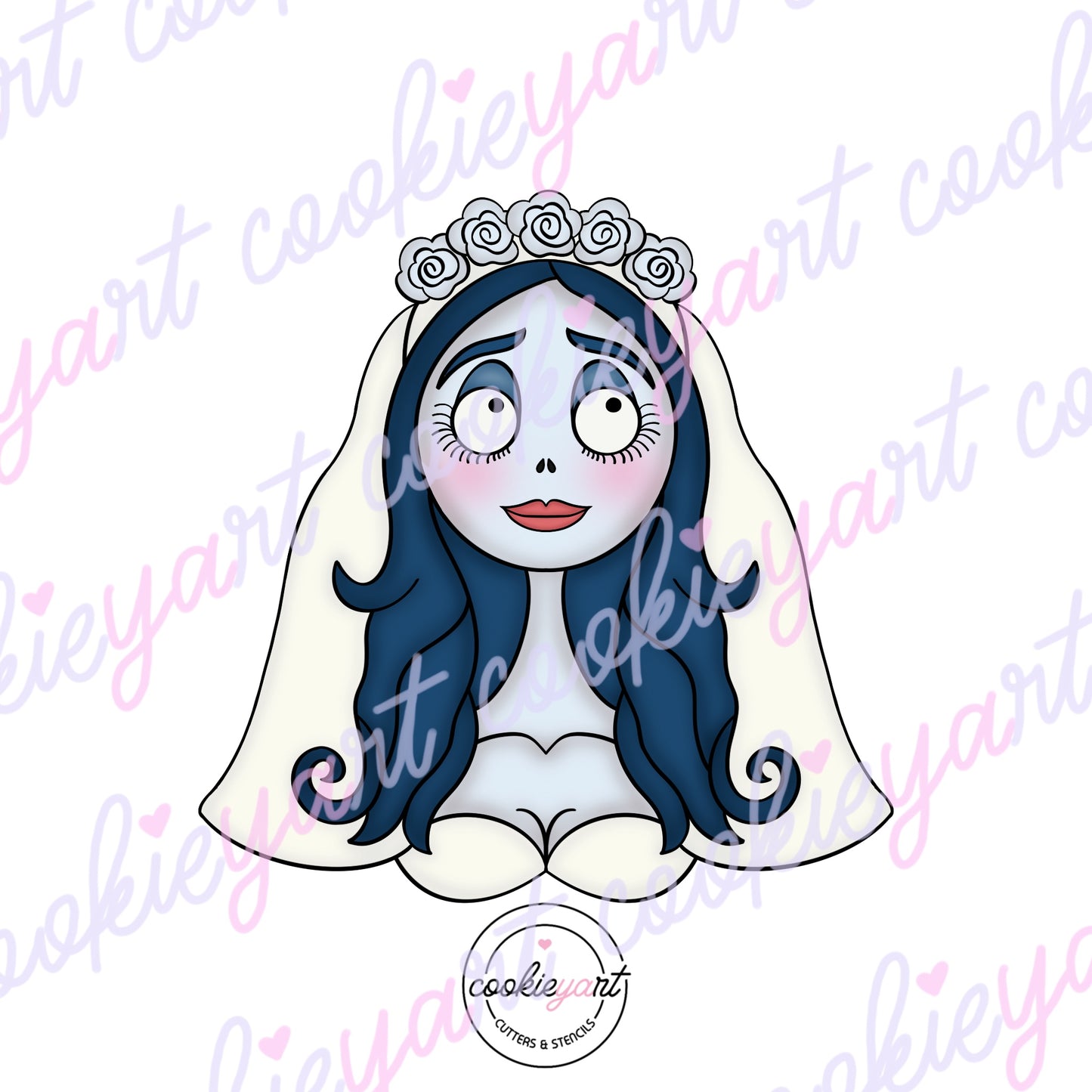 E Corpse Bride Cookie Cutter