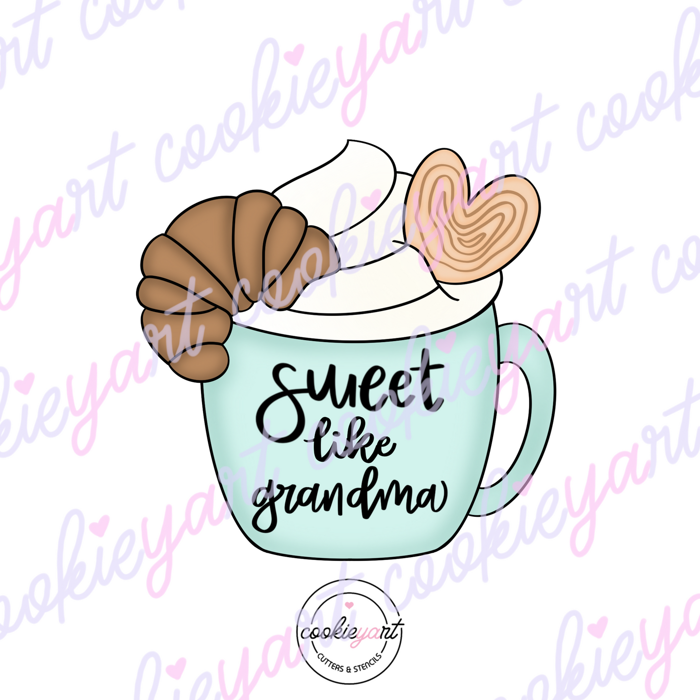 Sweet like Grandma Mug Cookie Cutter