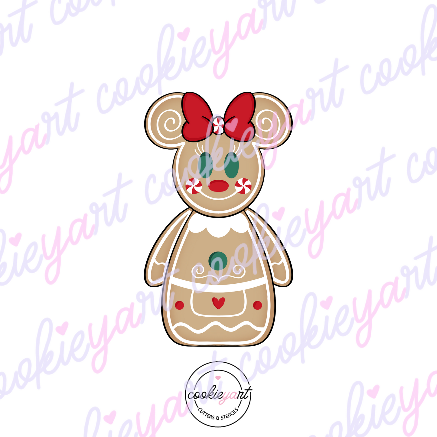 Gingerbread Mice Cookie Cutter