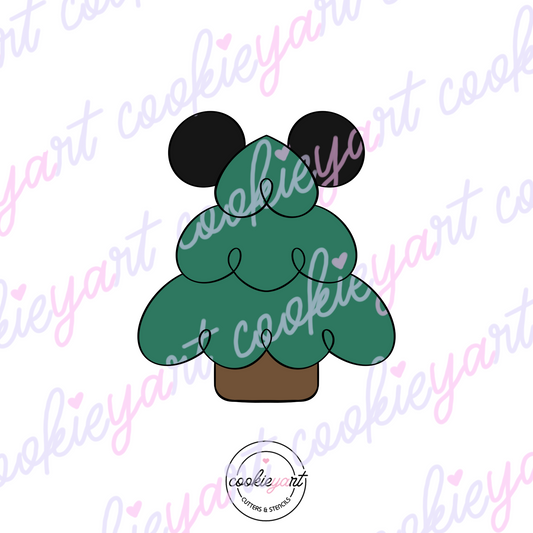 Mouse Tree Cookie Cutter