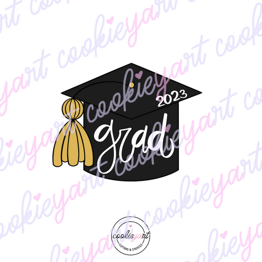 Tall Grad Cap Cookie Cutter