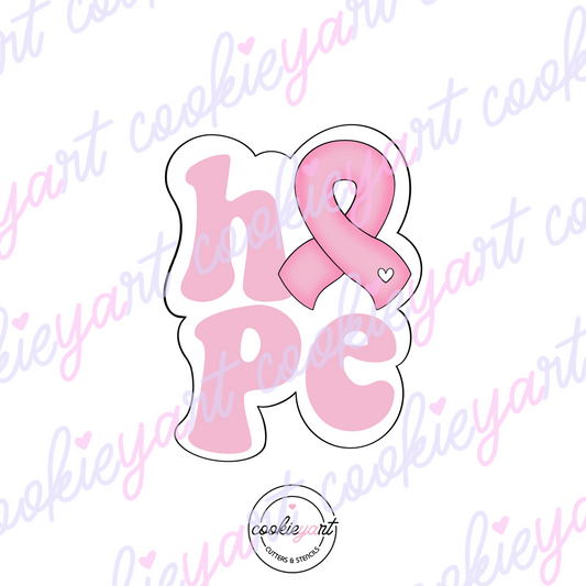 Pink Hope Cookie Cutter